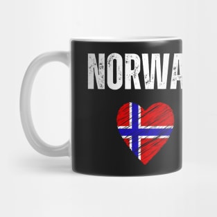 Norway flag, Norway heart Mug